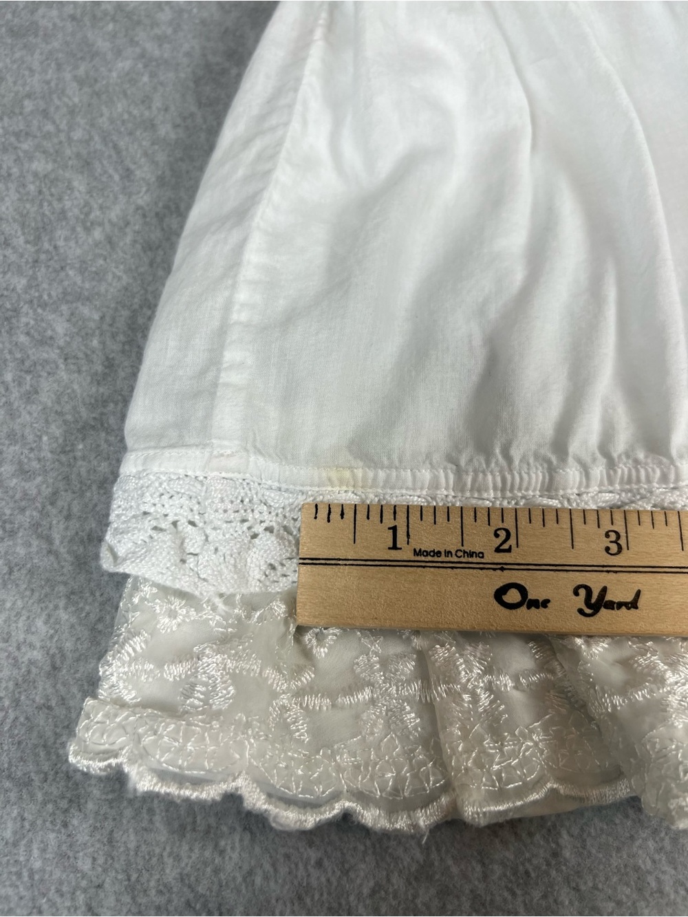 Free People Cottagecore Coquette White Eyelet Lace Mini Dress XS - Picture 16 of 16